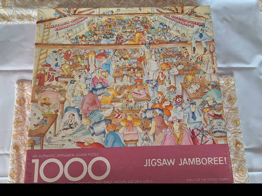 Springbok Jigsaw Jamboree 1000 Piece Vintage Puzzle PZL5950 Hallmark Complete